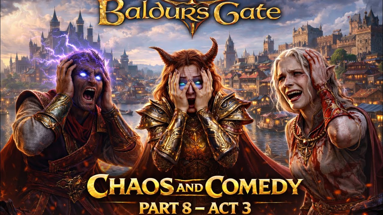 Everything Went Wrong in Act 3 of Baldur's Gate 3 | CoOp Chaos & Comedy Part 8