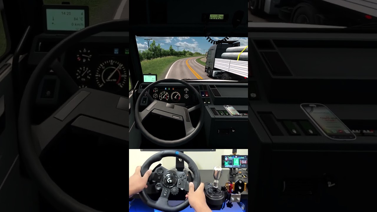 I'm on a tight schedule in Argentina ⛔🇦🇷 #eurotrucksimulator2 #ets2 #volvo #argentina #shorts