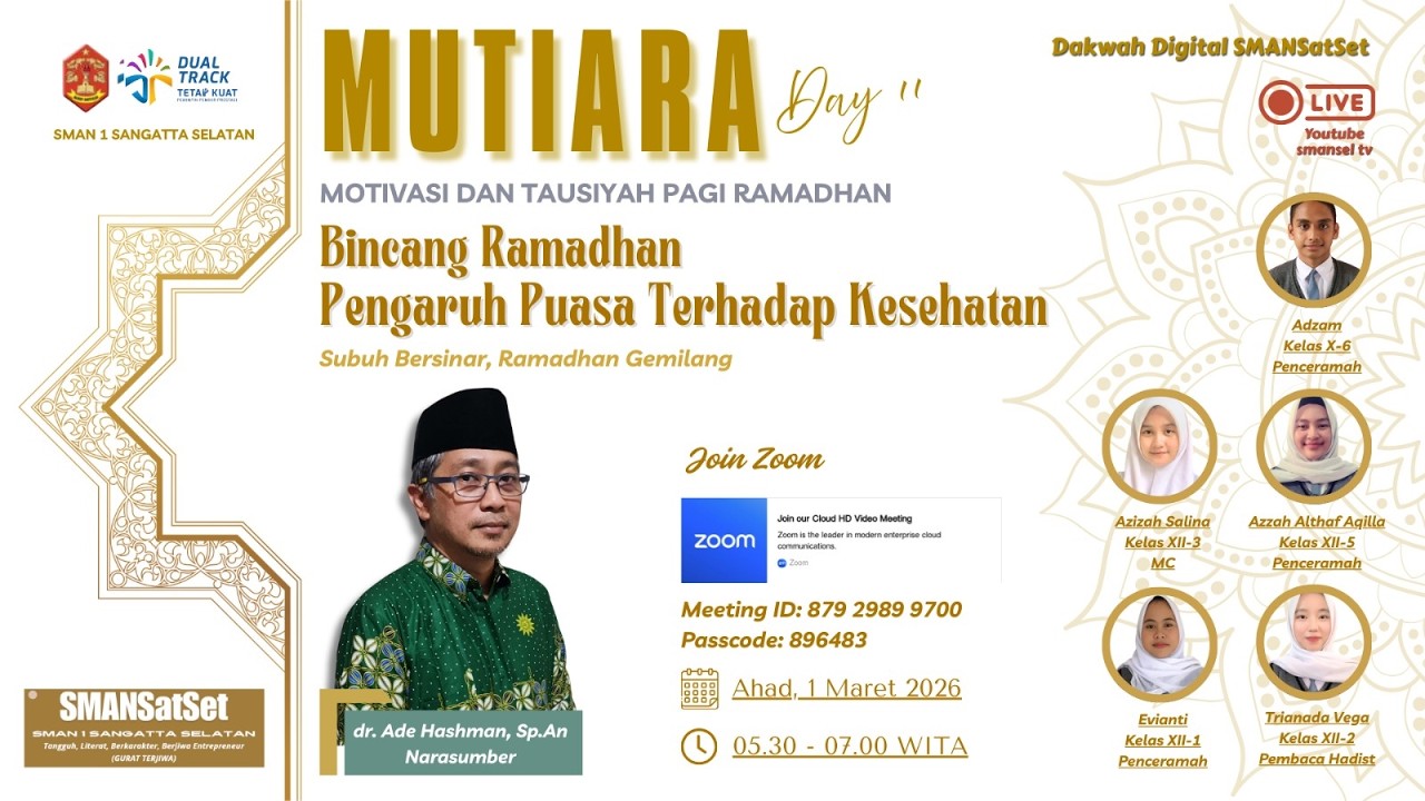 Q & A : Bincang Sehatnya Puasa Ramadhan bersama Gen Z