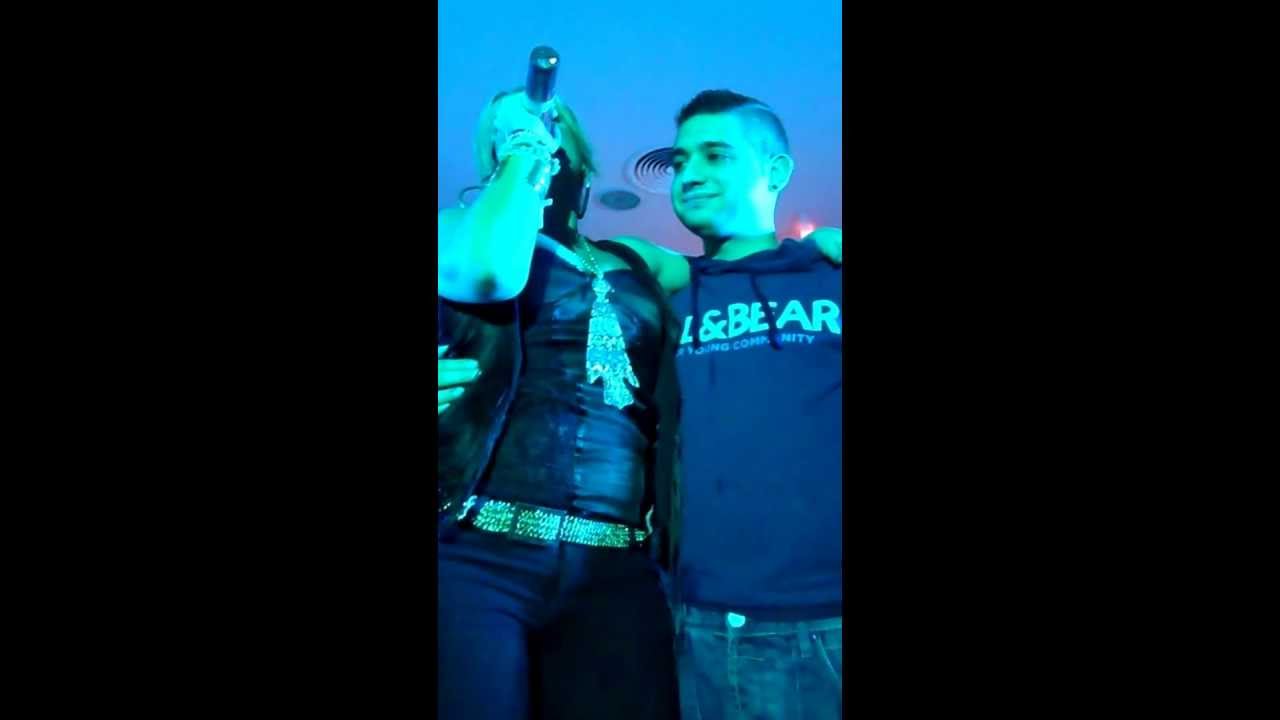 La Hungara con el Presi del Club de fans..en Aceuchal Badajoz 24/11/2012