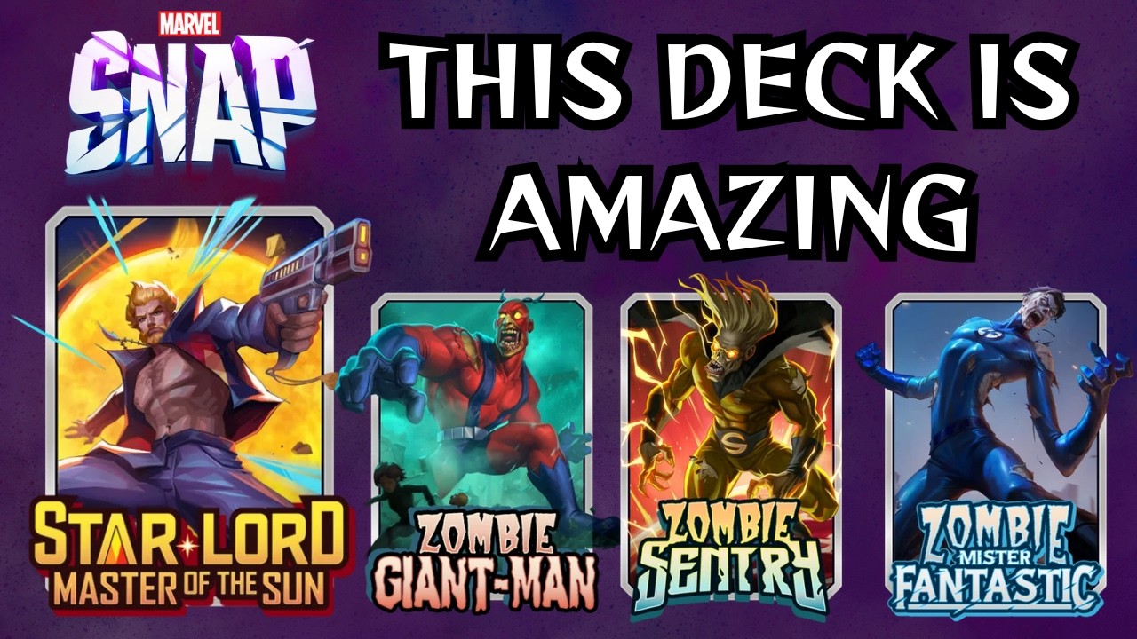 Solar Undead: The Star-Lord & Zombie Deck Synergy | Marvel Snap Gameplay
