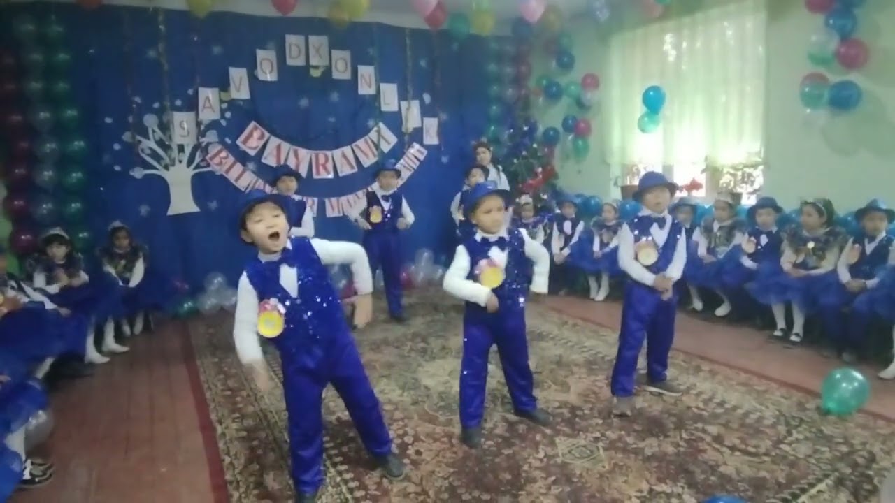 48-maktab 1-sinf o'quvchilari,,Oʻzbek yigitlari ʼʼ raqsi