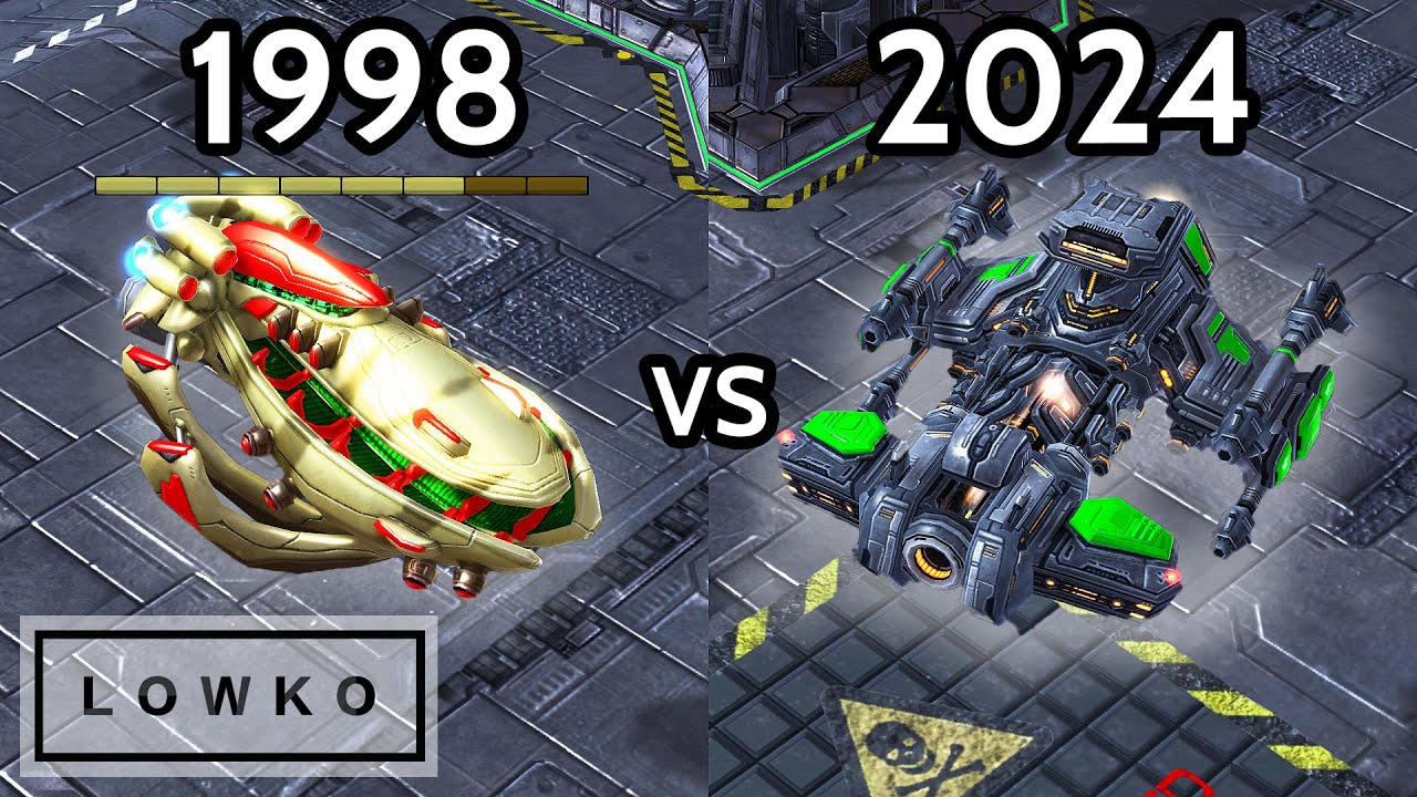 StarCraft 1 PROTOSS vs StarCraft 2 TERRAN!