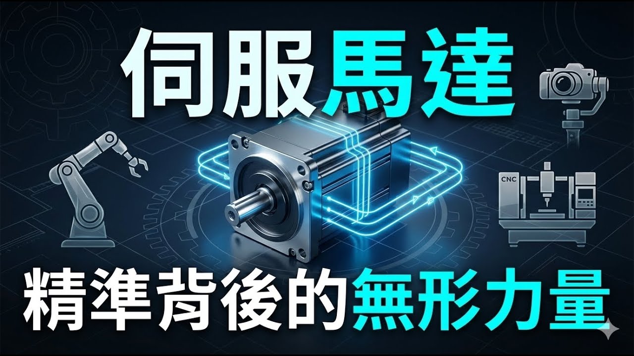 【科普】伺服馬達：精密自動化的秘密武器！AC/DC 差異、閉迴路原理一次搞懂