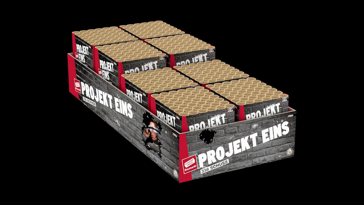 Feuerwerk - Projekt Eins - Sonderpreis Baumarkt