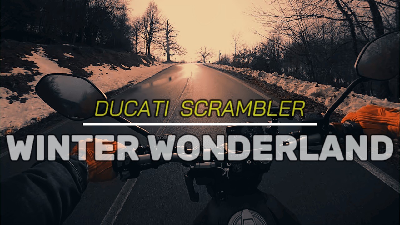Ducati Scrambler Winter Wonderland RIDE 4K AMSR