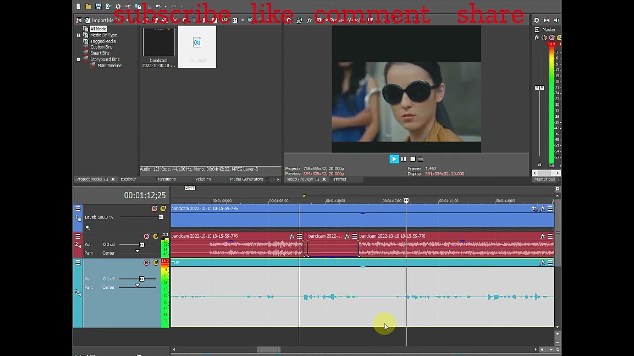 NJIA RAHISI YA KUTAFSIRI MOVIE/ #sony vegas