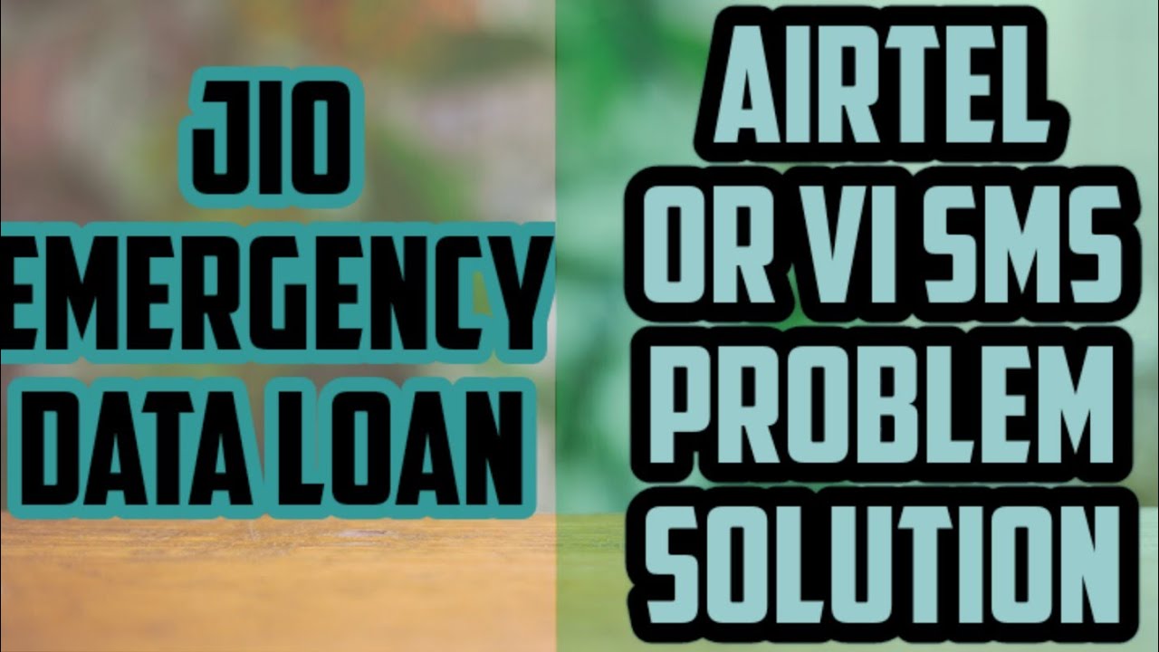 Airtel or vi se sms kaise bheje|| jio data loan|| port sms Airtel or vi me send problem solution||