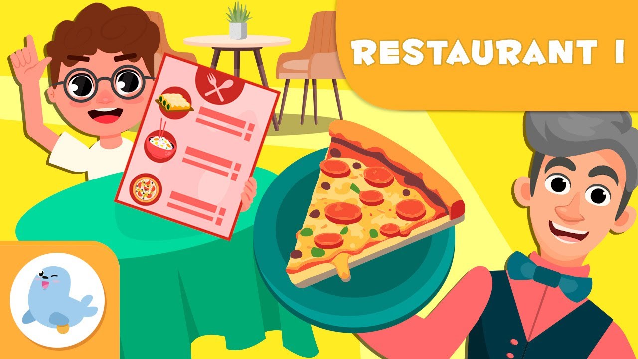 RESTAURANT 👩‍🍳 Vocabulari per a nens 🥗🍕 Episodi 1