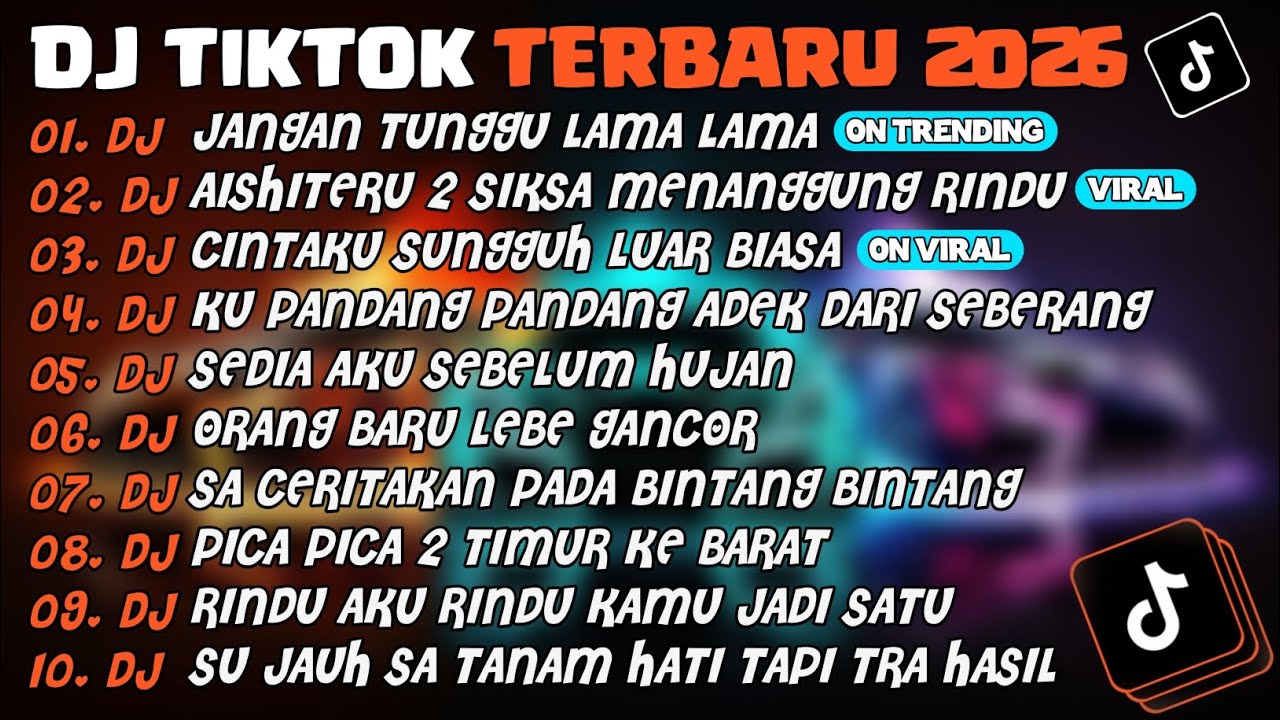 DJ TIKTOK TERBARU 2026🎵DJ JANGAN TUNGGU LAMA²🎵DJ AISHITERU 2 SIKSA MENANGGUNG RINDU🎵 FULL ALBUM