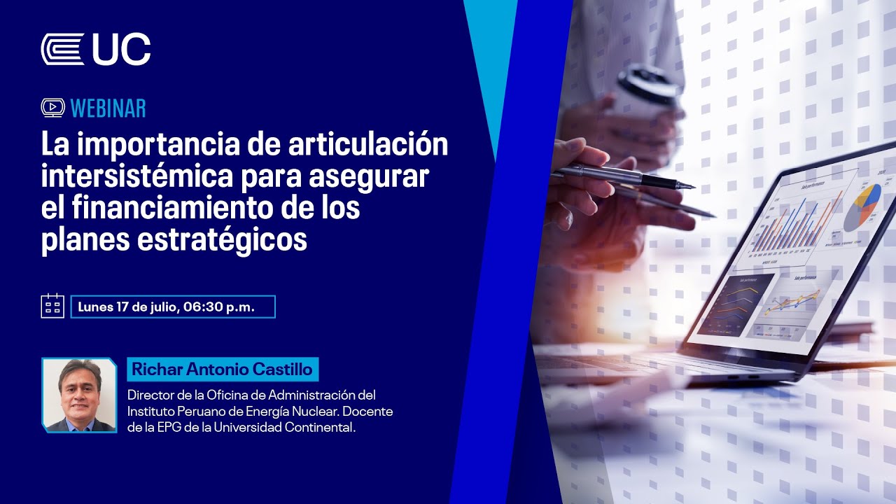 #WebinarEPGUC: “Articulación intersistémica para asegurar el financiamiento de planes estratégicos”