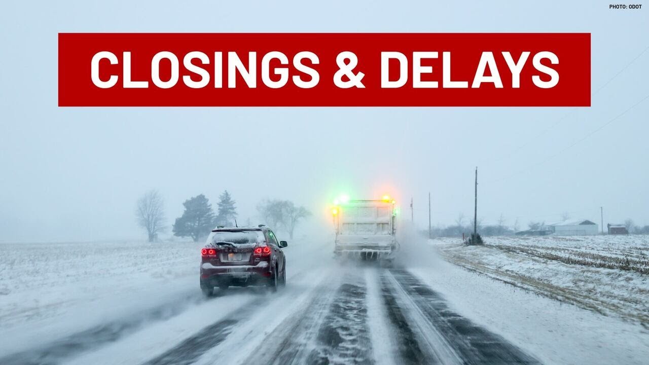 Jan. 26: Monday school adjustments and closures