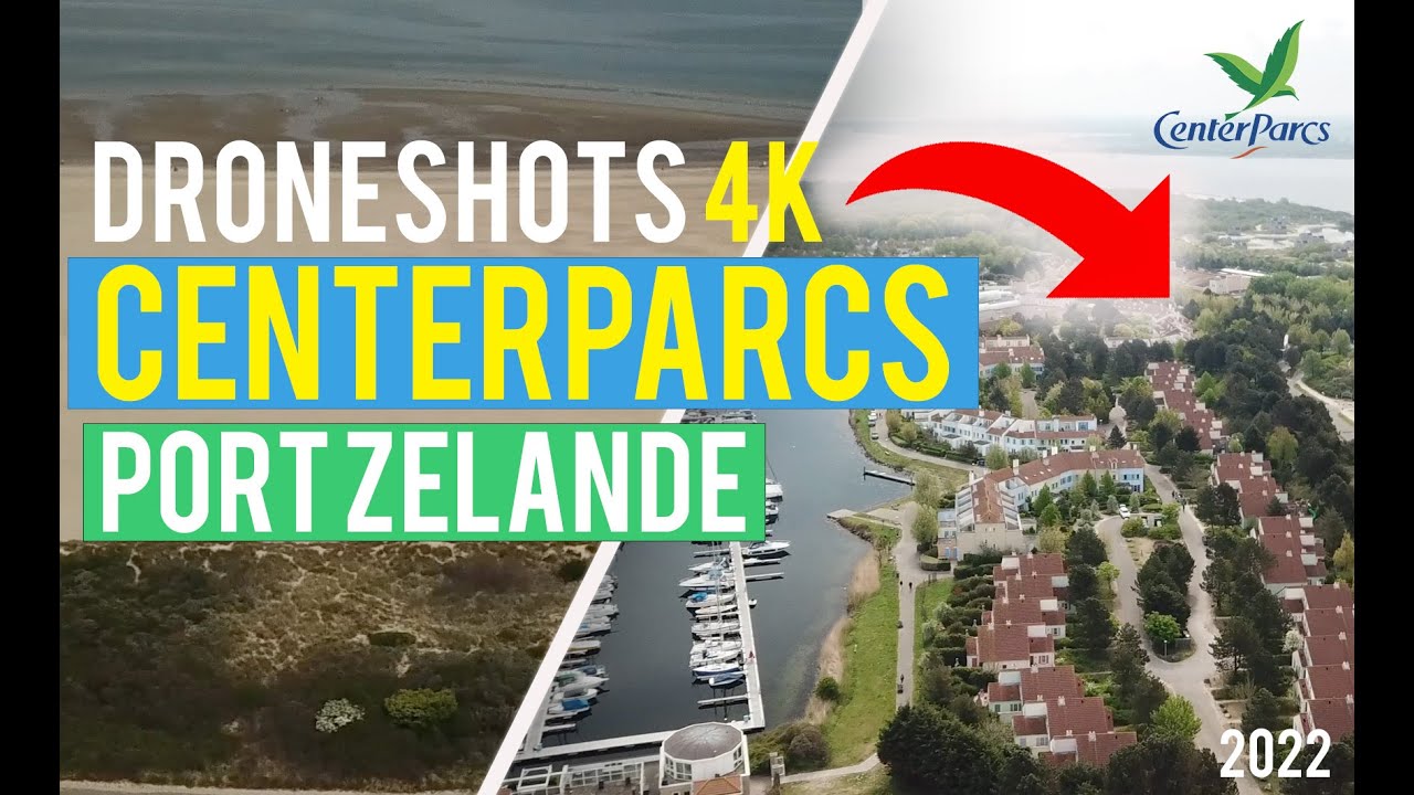 CENTERPARCS PORT ZELANDE DRONESHOTS in 4K | APRIL 2022