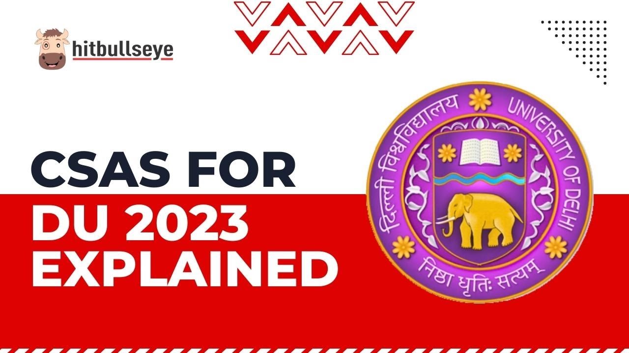 CSAS for DU 2023 | CUET2023| Hitbullseye