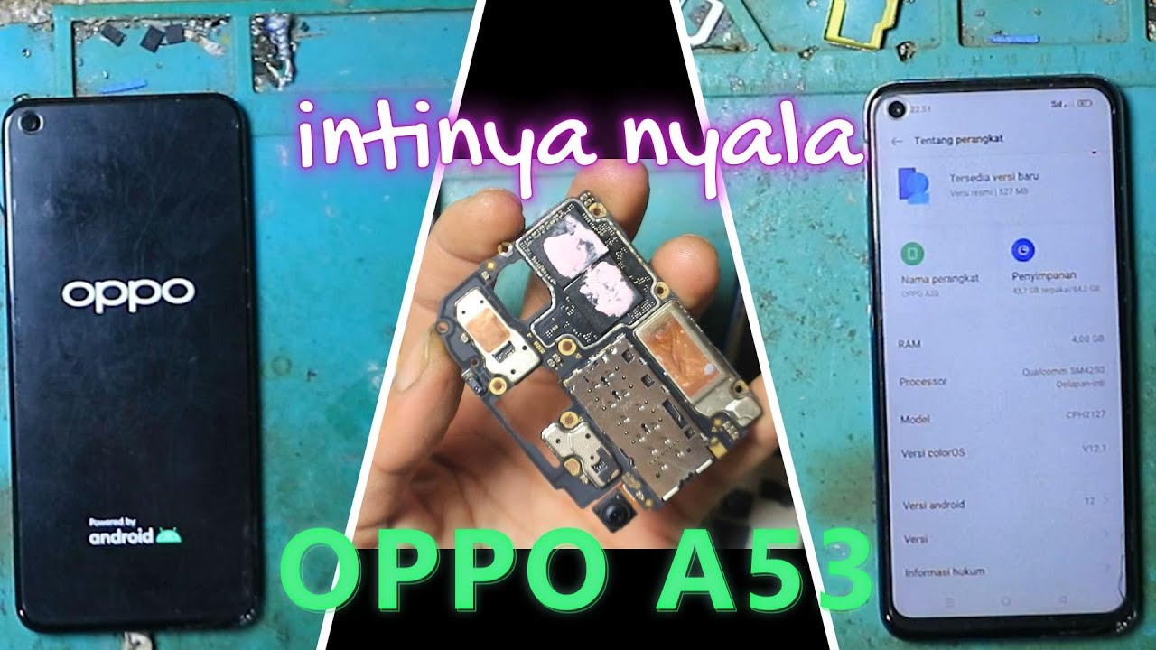 OPPO A53 unit ex service terselamatkan tanpa hilang data