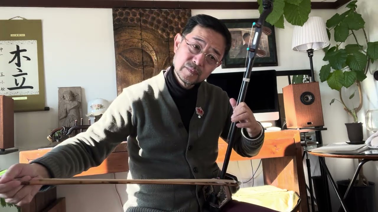 僧侶と紫陽花
