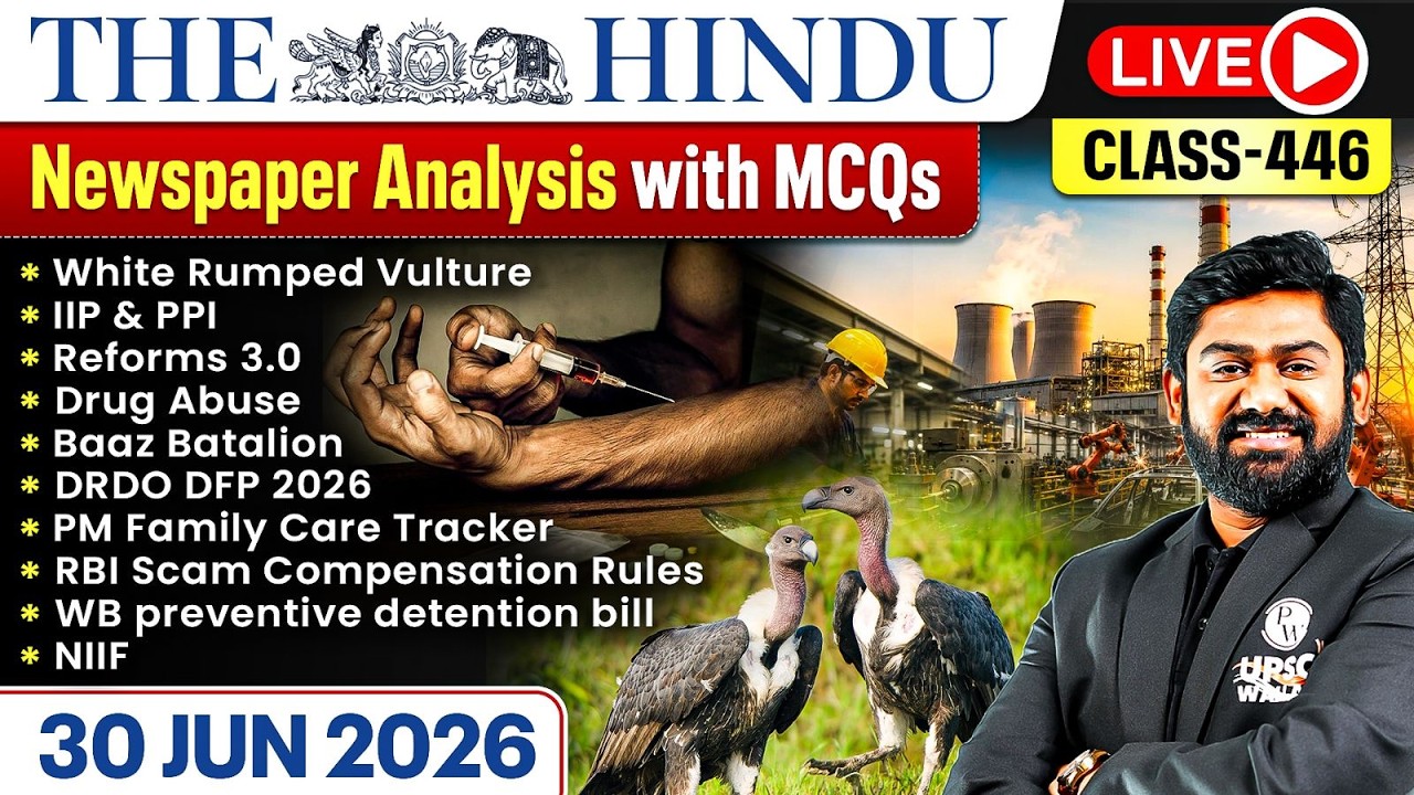 The Hindu Analysis - 30th June | The Hindu Newspaper Today with MCQs | Aasim Sir