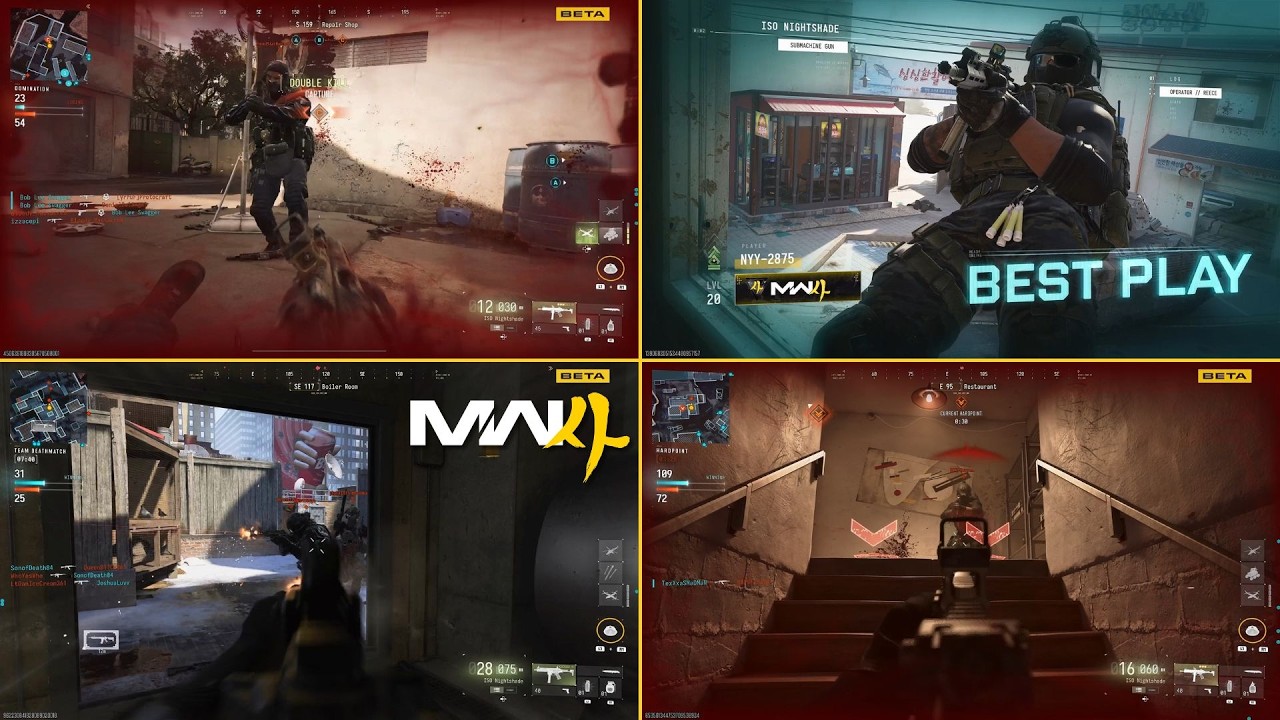 My Best Multiplayer Highlights from the COD: MW4 Beta!! (Weekend 1)