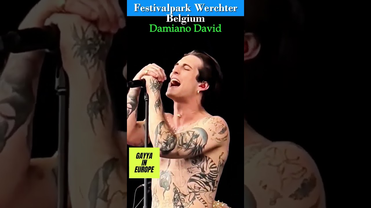 Damiano David @ Rock Werchter Festival, Belgium #damianodavid #rockwerchter #belgium #music #new