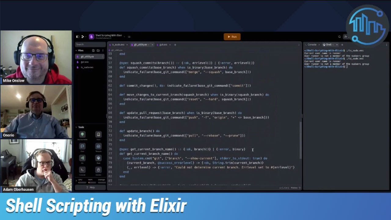 Shell Scripting With Elixir with Onorio Catenacci