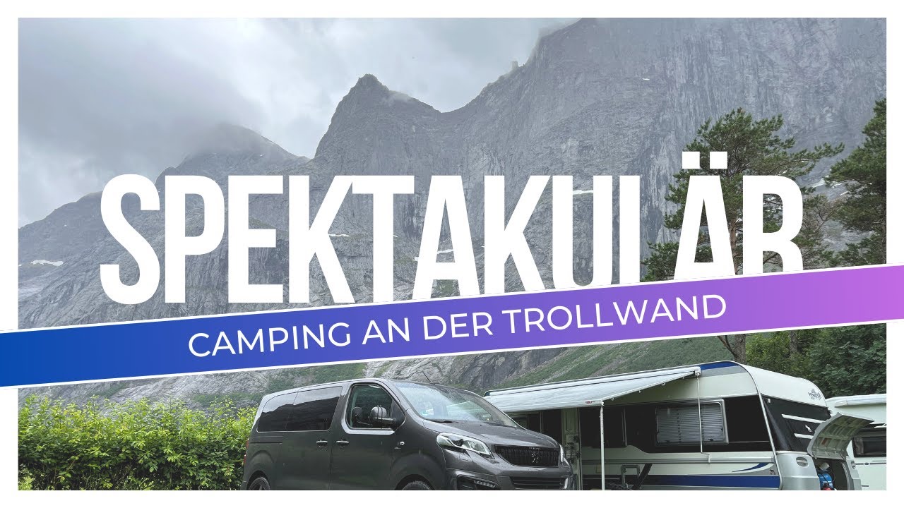 Wohnwagenroadtrip von der Insel Herøy an der Atlantikküste Norwegens zur Trollwand und nach Schweden