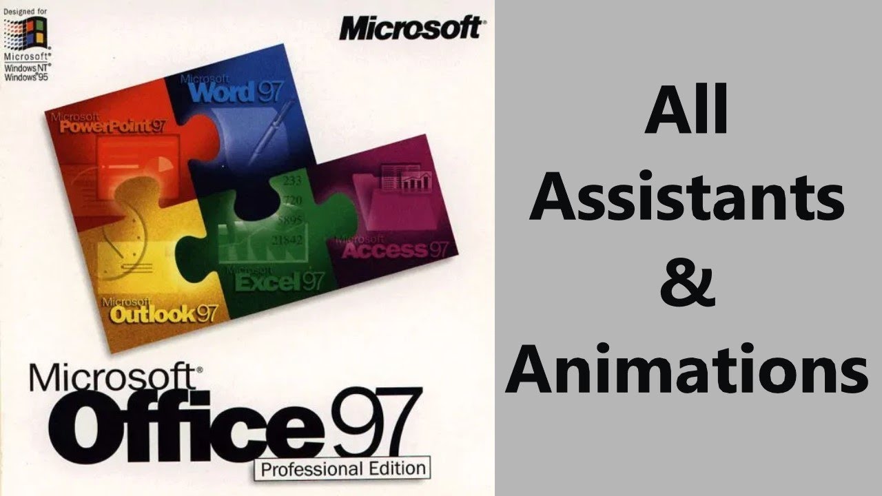 Microsoft Office 1997 Assistants & Animations