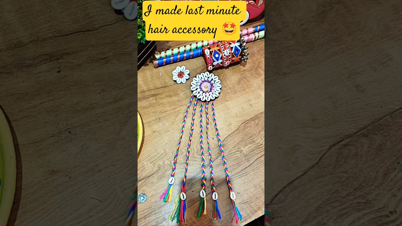 DIY Hair Accessory🤩Trending Boho Hair Clip😍