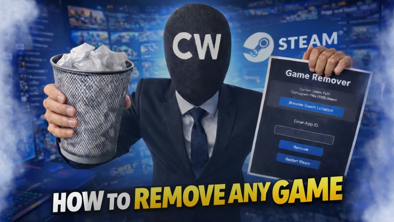 🔥 How to Remove SteamTool Added Games from Your Steam Library (Full Cleanup Guide) @ClickBackup