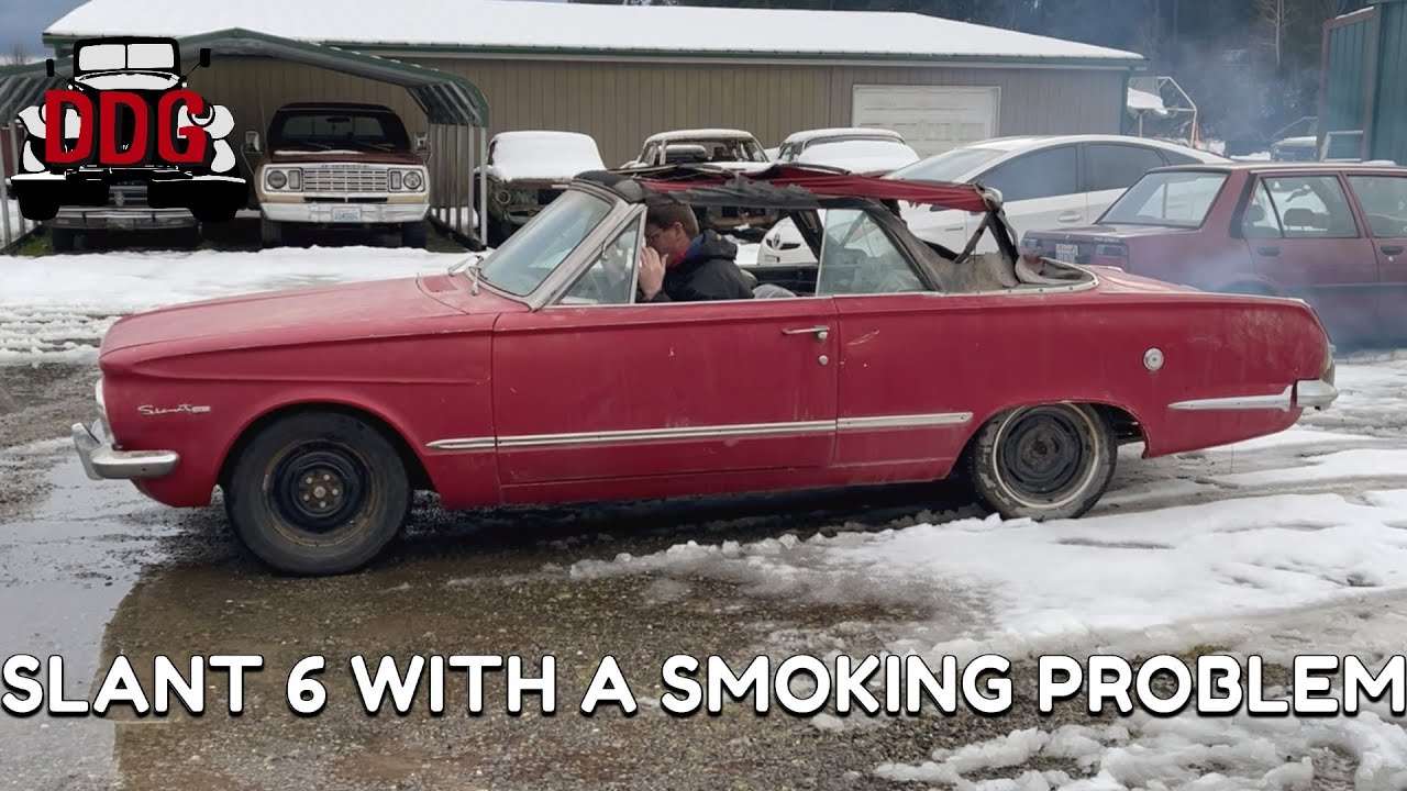 Bad Sounds And Worse Smells - This Long Abandoned 1964 Plymouth Valiant Convertible Needs Help