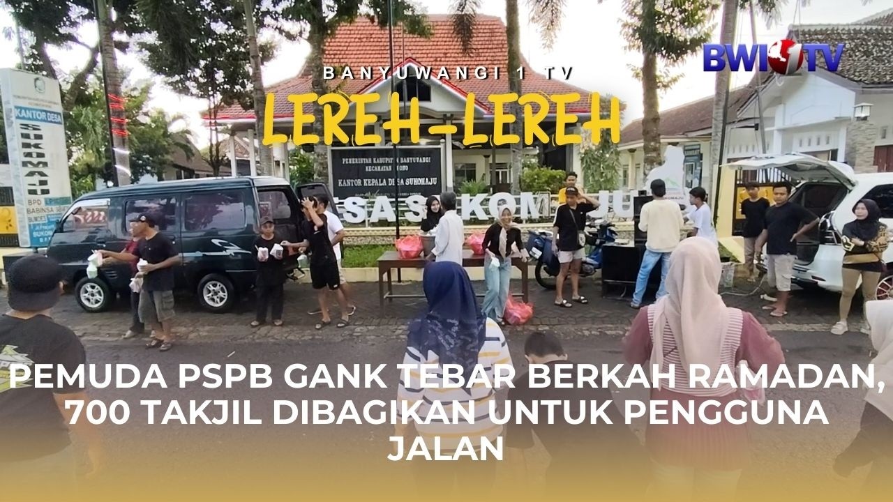 PEMUDA PSPB GANK TEBAR BERKAH RAMADAN, 700 TAKJIL DIBAGIKAN UNTUK PENGGUNA JALAN