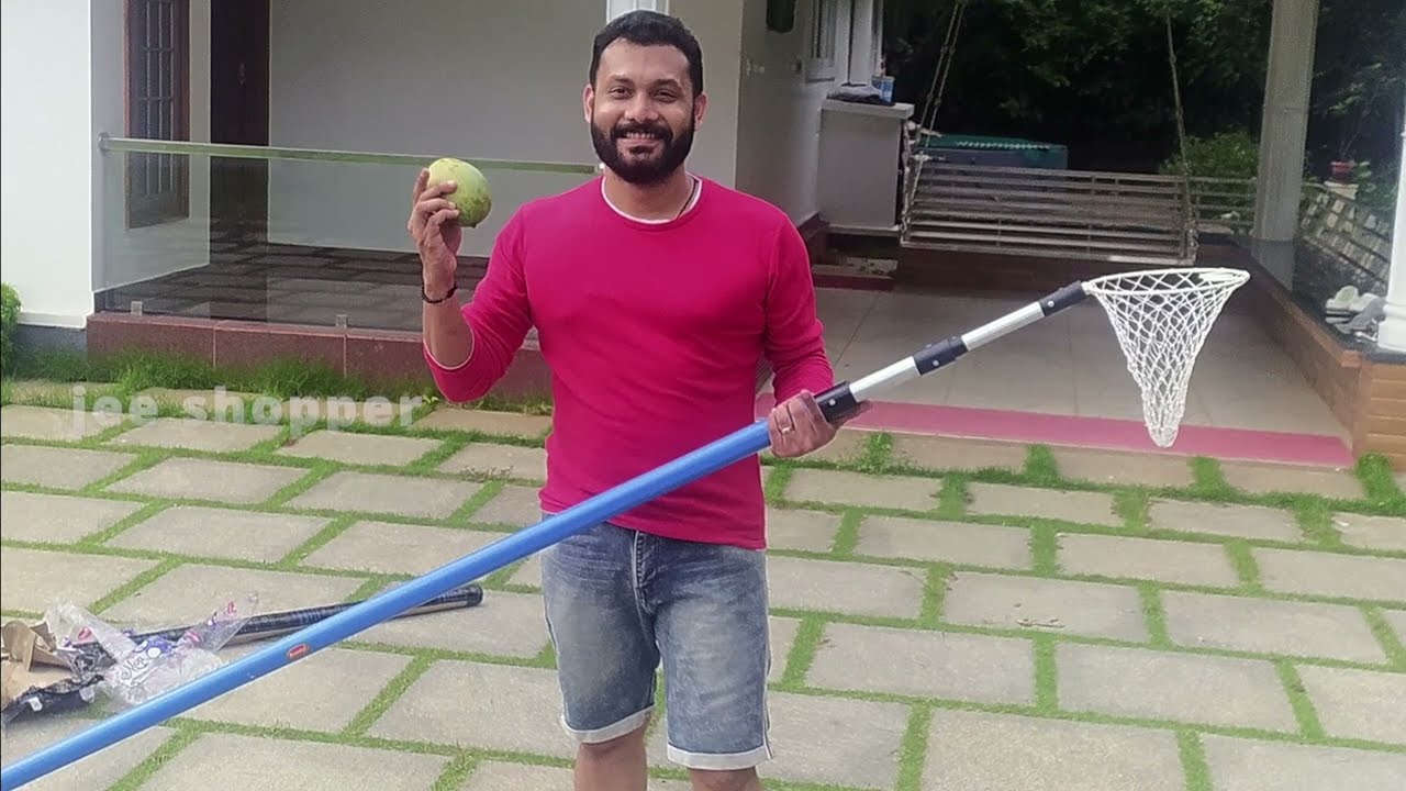ഒരു തോട്ടി കൊണ്ട് ഇത്രയും ഉപകാരങ്ങളോ? #telescopic pole #thotti #pole #Easy method to pluck  mangoes
