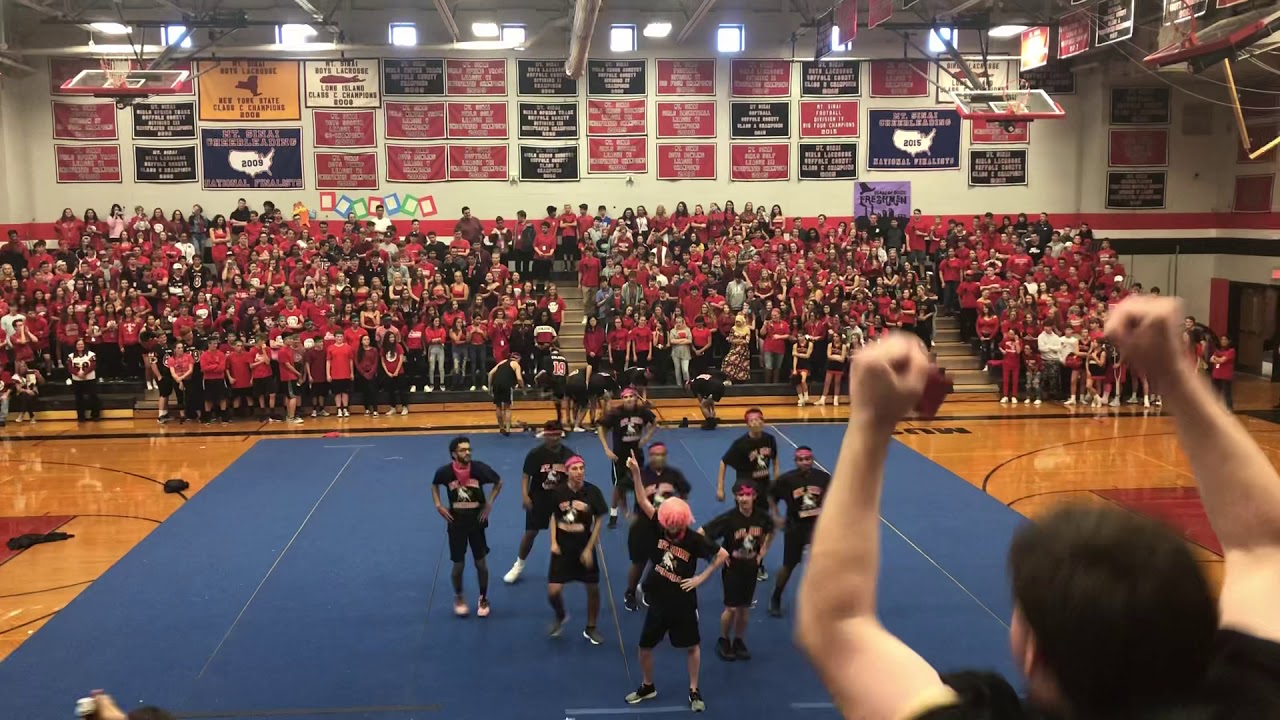 Mount Sinai Senior Powderpuff Boys Cheerleading 2018