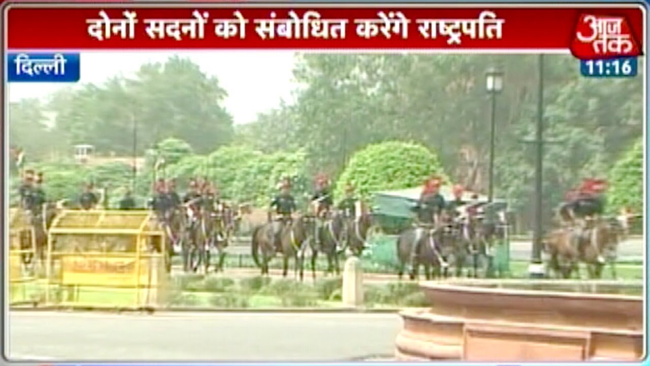 President Pranab Mukherjee to address the Parliament