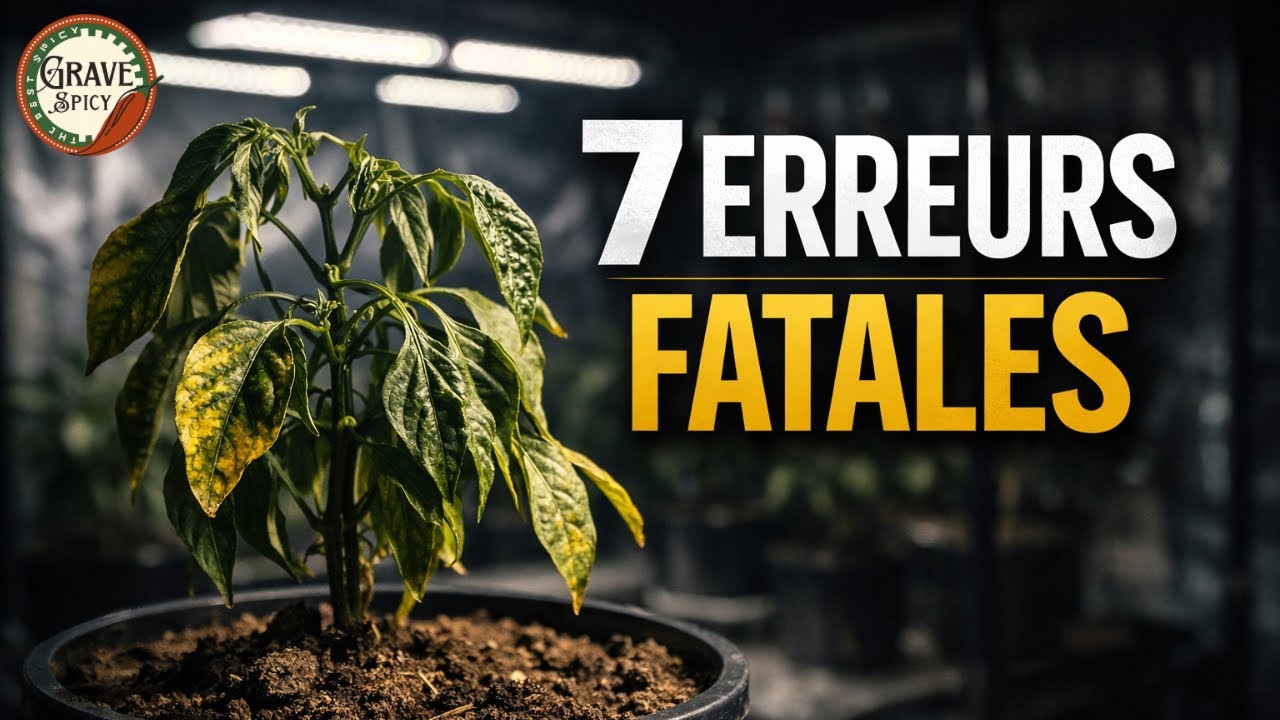7 Erreurs FATALES qui tuent vos piments