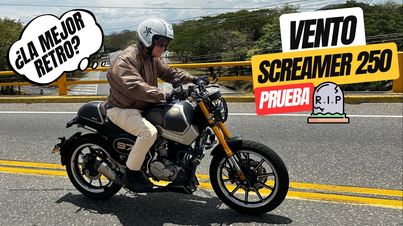 😱🔥 ¡La RETRO que vuelve LOCOS a todos! PRUEBA Vento Screamer 250