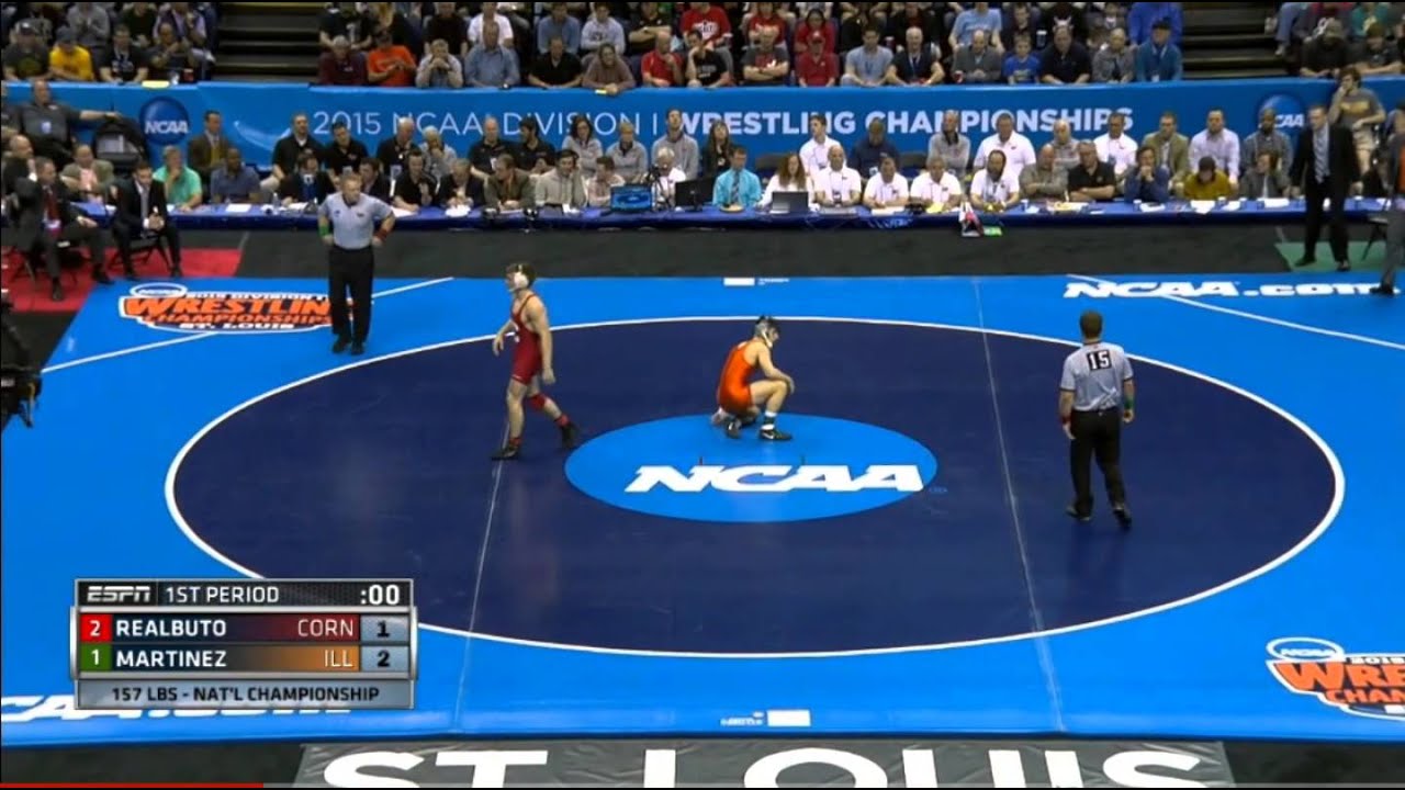 2015 NCAA 157 lb Final: Isaiah Martinez (Illinois) v Brian Realbuto (Cornell)