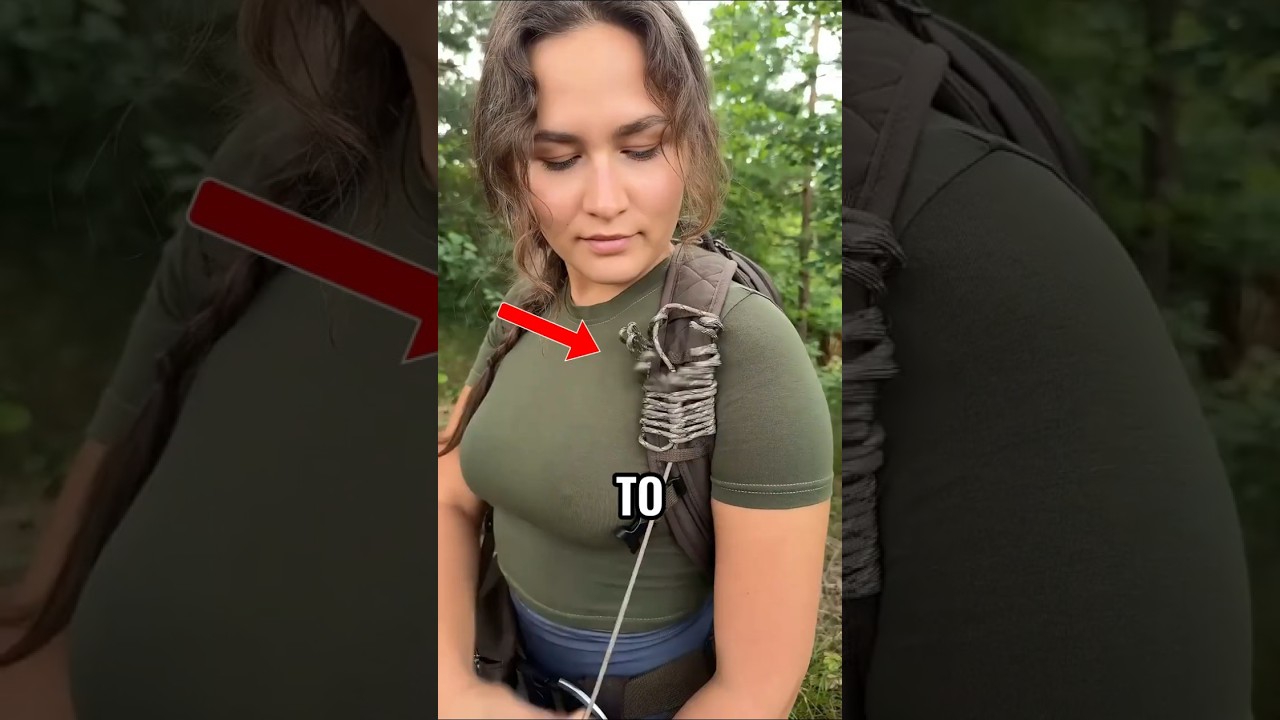 How to tie a paracord backpack strap wrap (Cobra Wrap)(@ateliersacdenoeuds)
