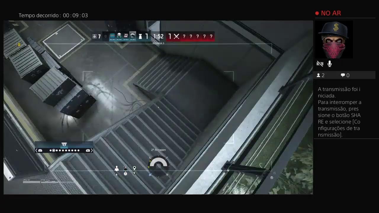 Transmissão ao vivo do rainbow six nao sei joga kkkk