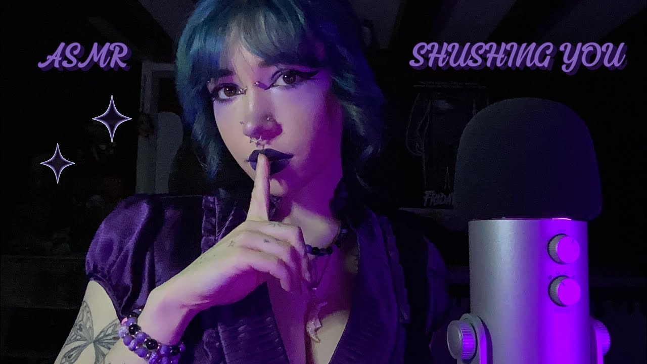 Shushing You So I Can Ramble ASMR | Mic Triggers, Mouth Covering, Hand Sounds, Whispering