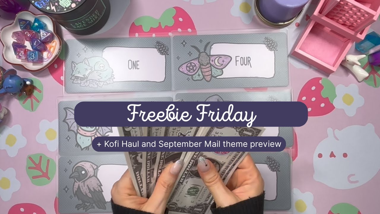Freebie Friday | $40 Savings Challenges | Kofi Haul | becka can budget