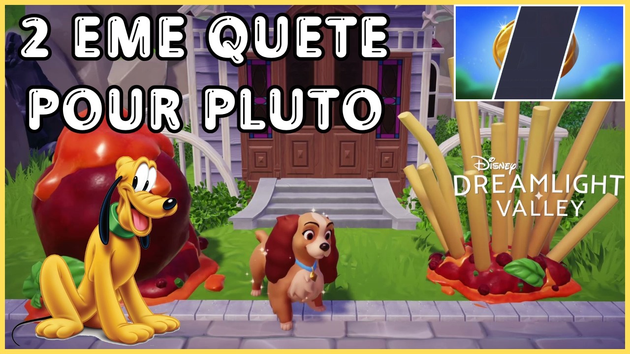 Disney Dreamlight Valley - 2ème quête pour avoir Pluto 🐕 Une vie de boulette de viande - Infos