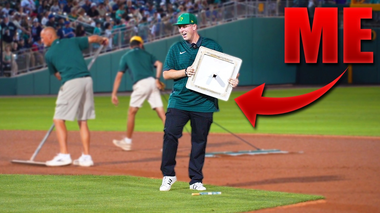 Мне довелось поработать на стадионе во время матча Главной лиги бейсбола!