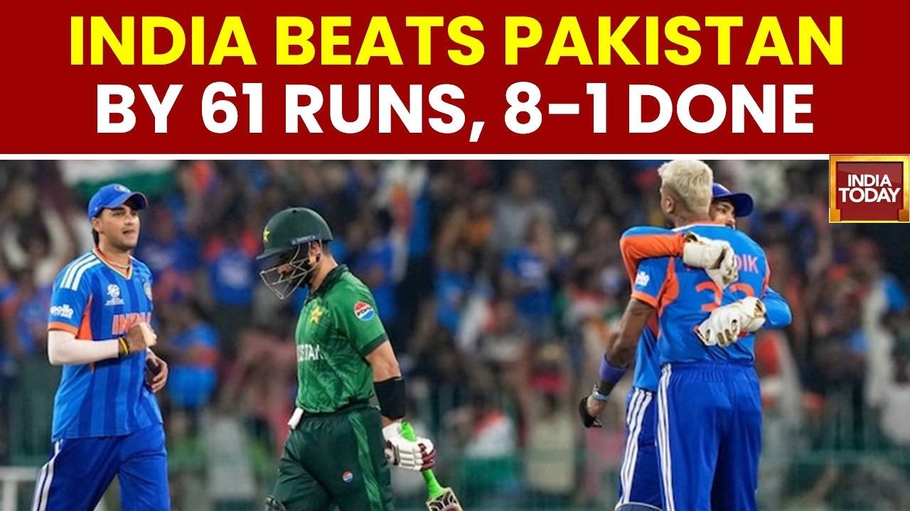 Breaking: India Crush Pakistan By 61 Runs In T20 World Cup; Bengaluru Fans Celebrate 8-1 Record