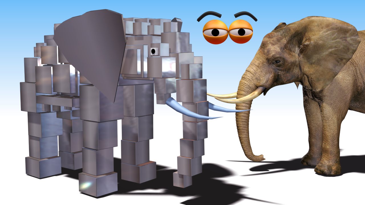 CUBE BUILDER for KIDS (HD) - Build an Elephant for Children - AApV