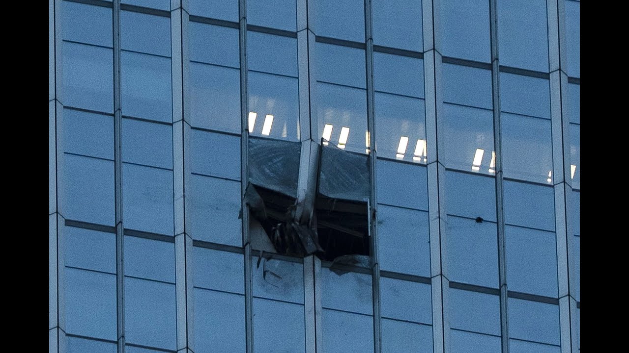 Tallest building in Beijing is damaged after small airplane reportedly crashed into it
