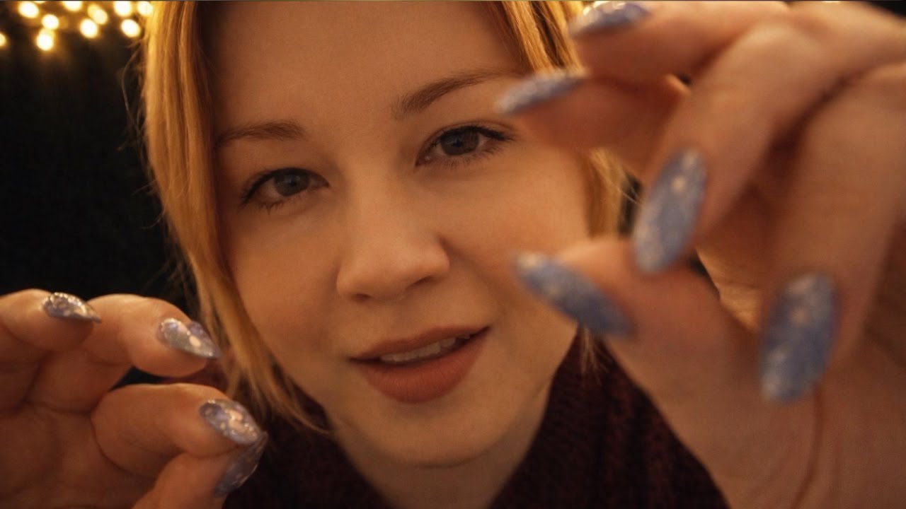 ASMR Plucking and Snipping Your Stress Away (layered sounds, mouth sounds, hand movements)