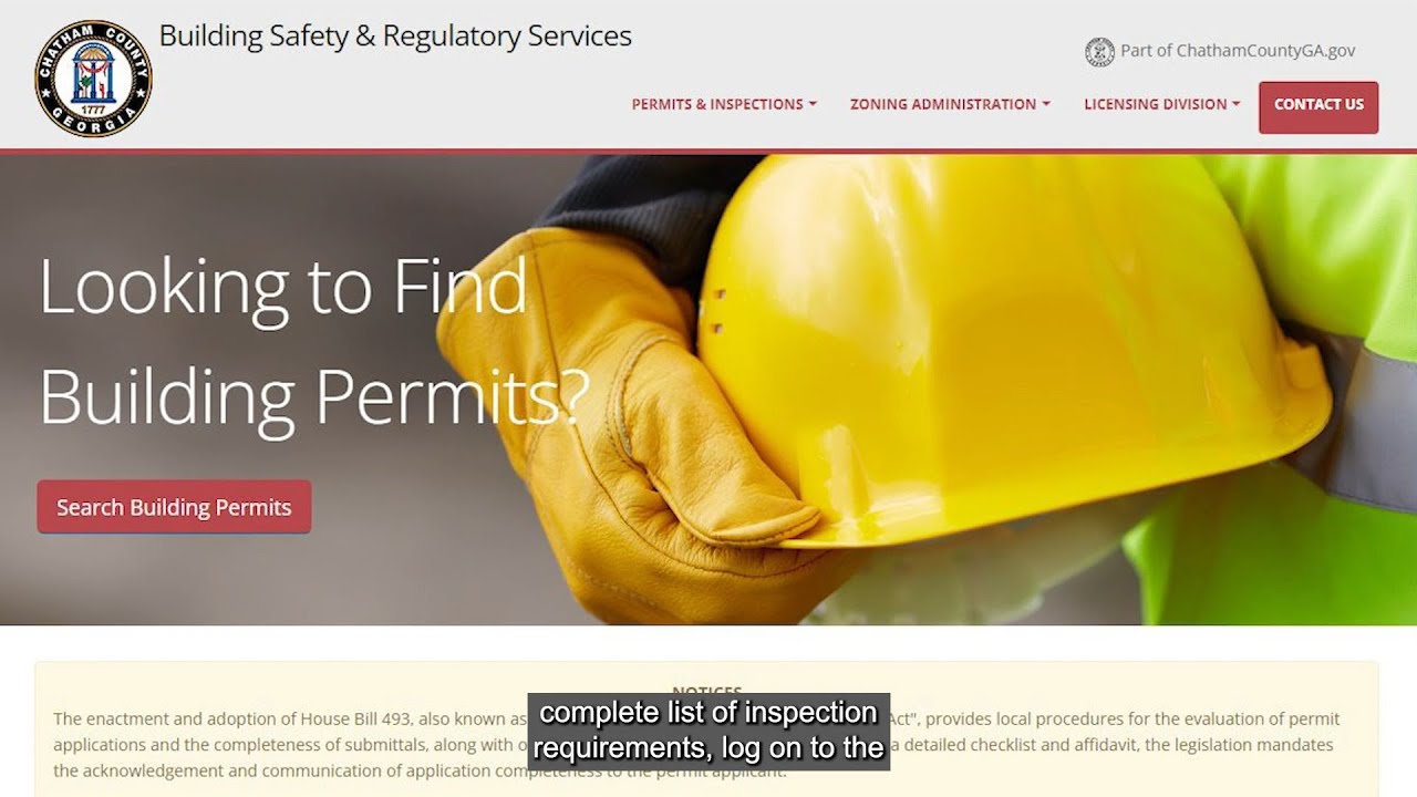 Permitting and Inspection Process at Building Safety & Regulatory Services