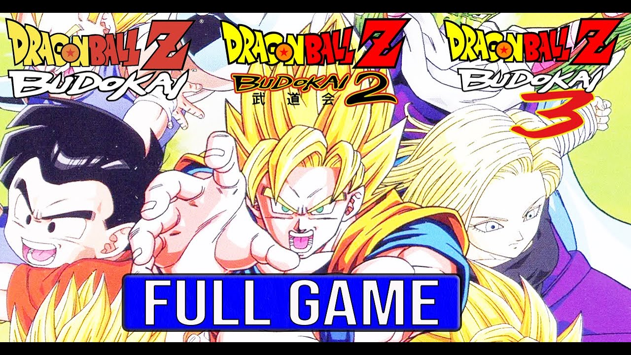 DRAGON BALL Z BUDOKAI TRILOGY Full Gameplay Walkthrough - No Commentary (#DragonBallZBudokai 1-3)