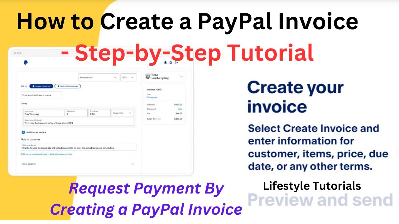 How to create a PayPal Invoice - Step by Step Tutorial | Request Payment By Creating aPayPal Invoice