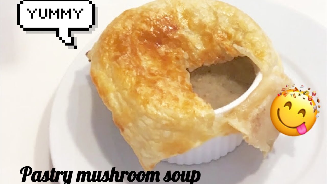 Masak masak quarantine - pastry mushroom soup